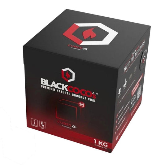 Blackcoco Carbone 1kg Cubetti 26mm